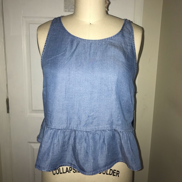 Forever 21 Chambray Top - Picture 1 of 4